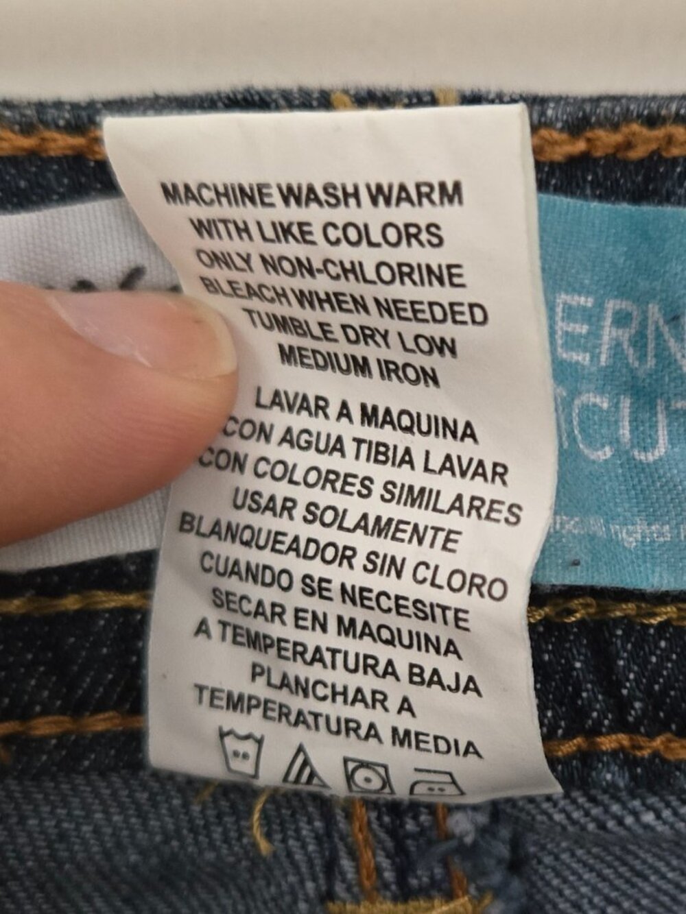 Just My Size 24W 5-Pocket Boot-Cut Jeans - Picture 7 of 7